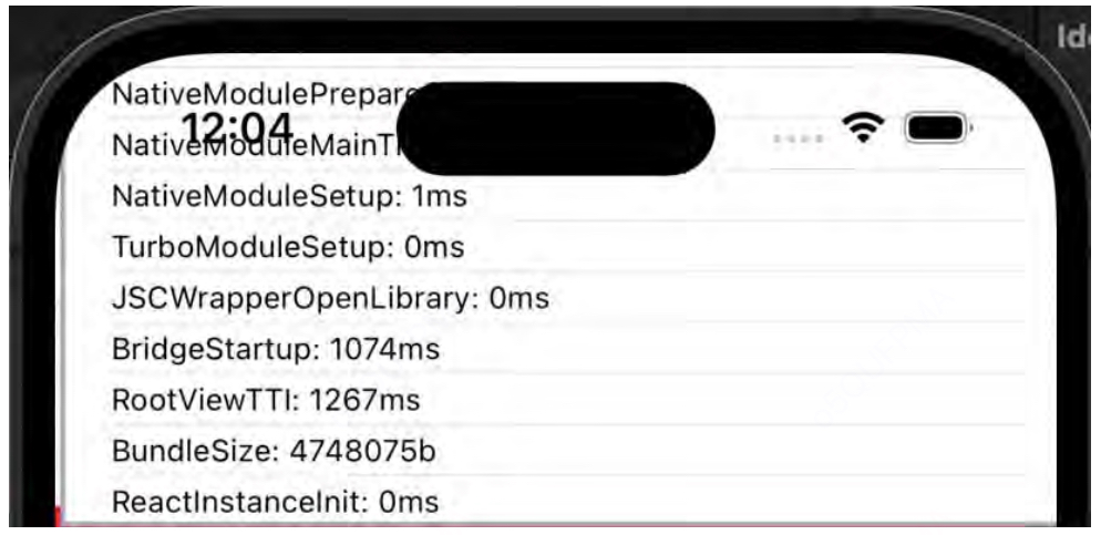 Performance monitor on the ios simulator